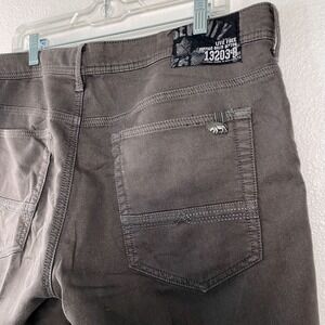 Buffalo David Bitton Fred-x Easy Fit Mens Brown Straight Pants W34